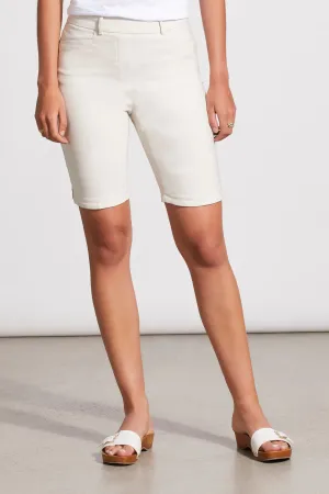 French Oak-FLATTEN-IT® PULL-ON SHORTS W/SIDE SLITS