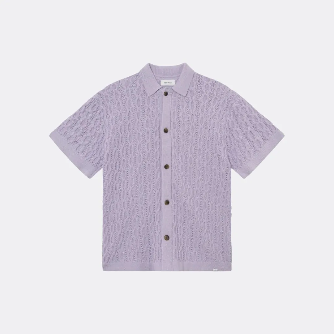 Garrett Knitted Shirt (Light Orchid)