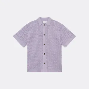 Garrett Knitted Shirt (Light Orchid)