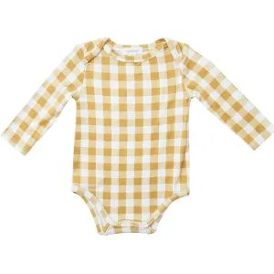 Gingham Honey Lap Shoulder Bodysuit