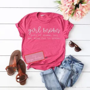 Girl Mom More Drama Graphic Tee