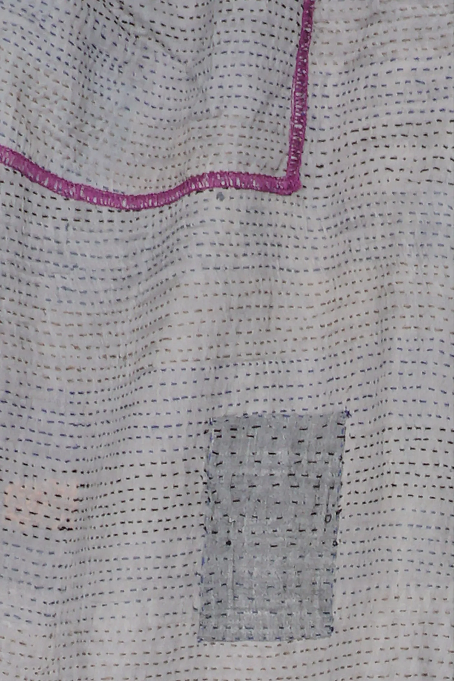 HAND PAINTED RALLI KANTHA HAREM PANTS - gp2605-gry -
