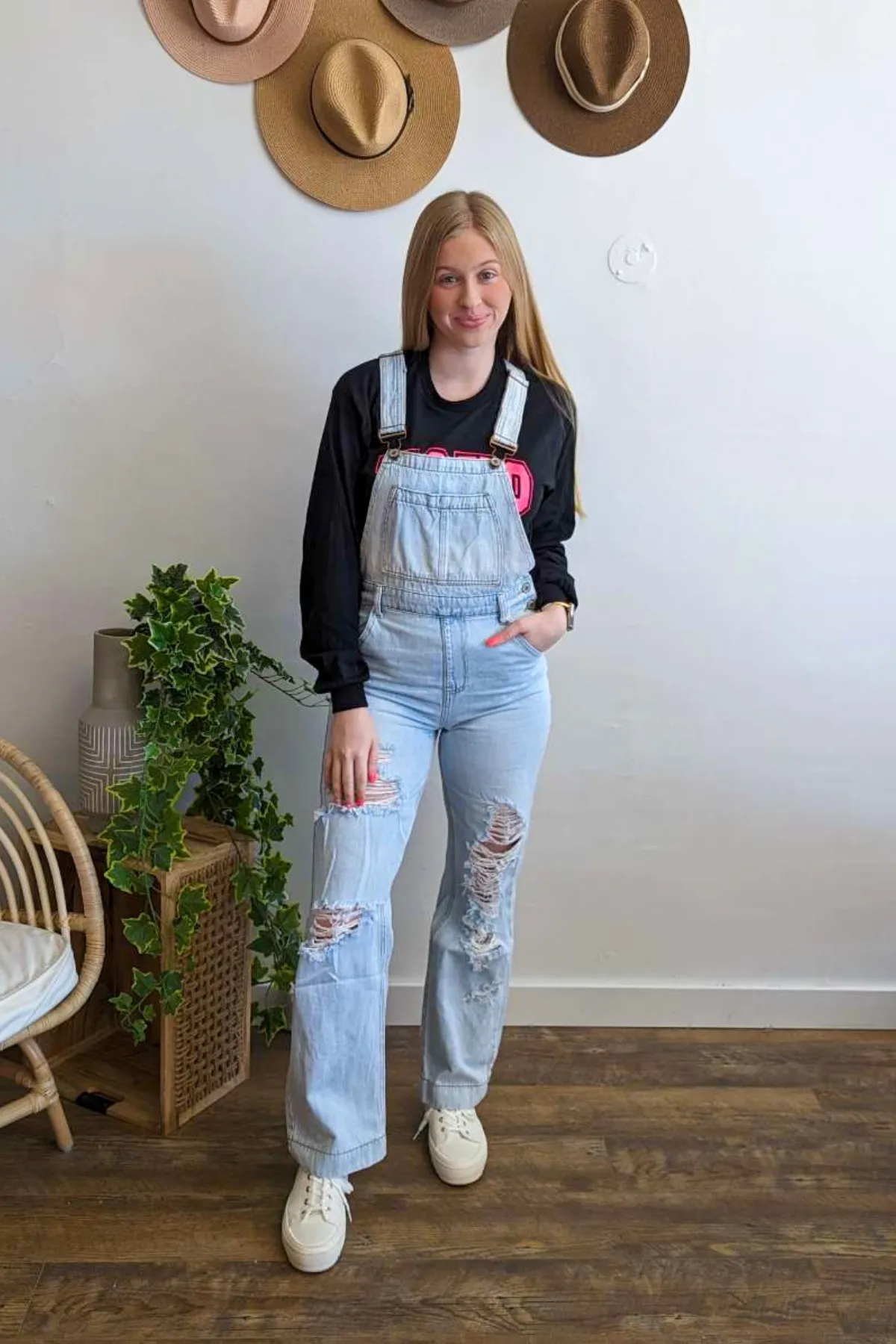 Harper Wide Leg Overalls