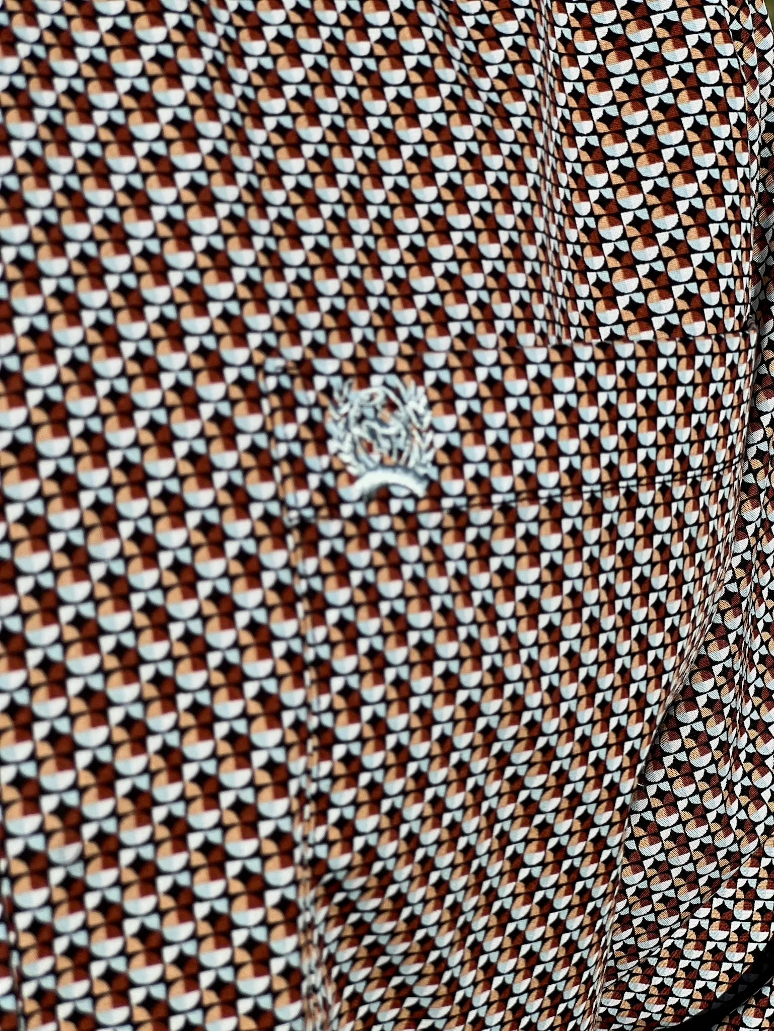 Henry Brown Long Sleeve Men's Shirt by Cinch