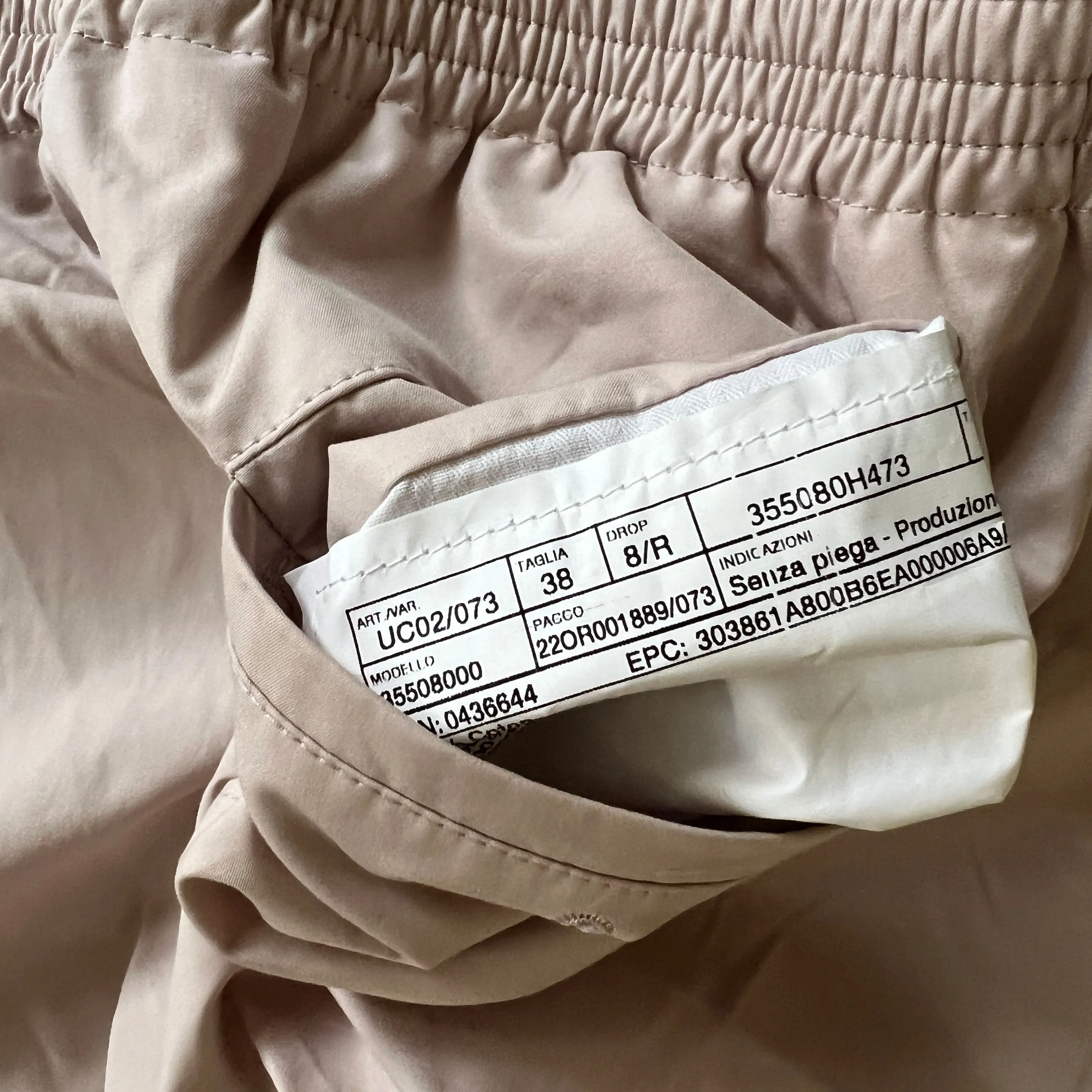 Hermès Mens Salmon Light Pants