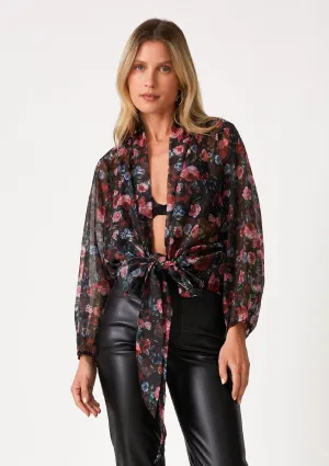 Iona Tie Front Top