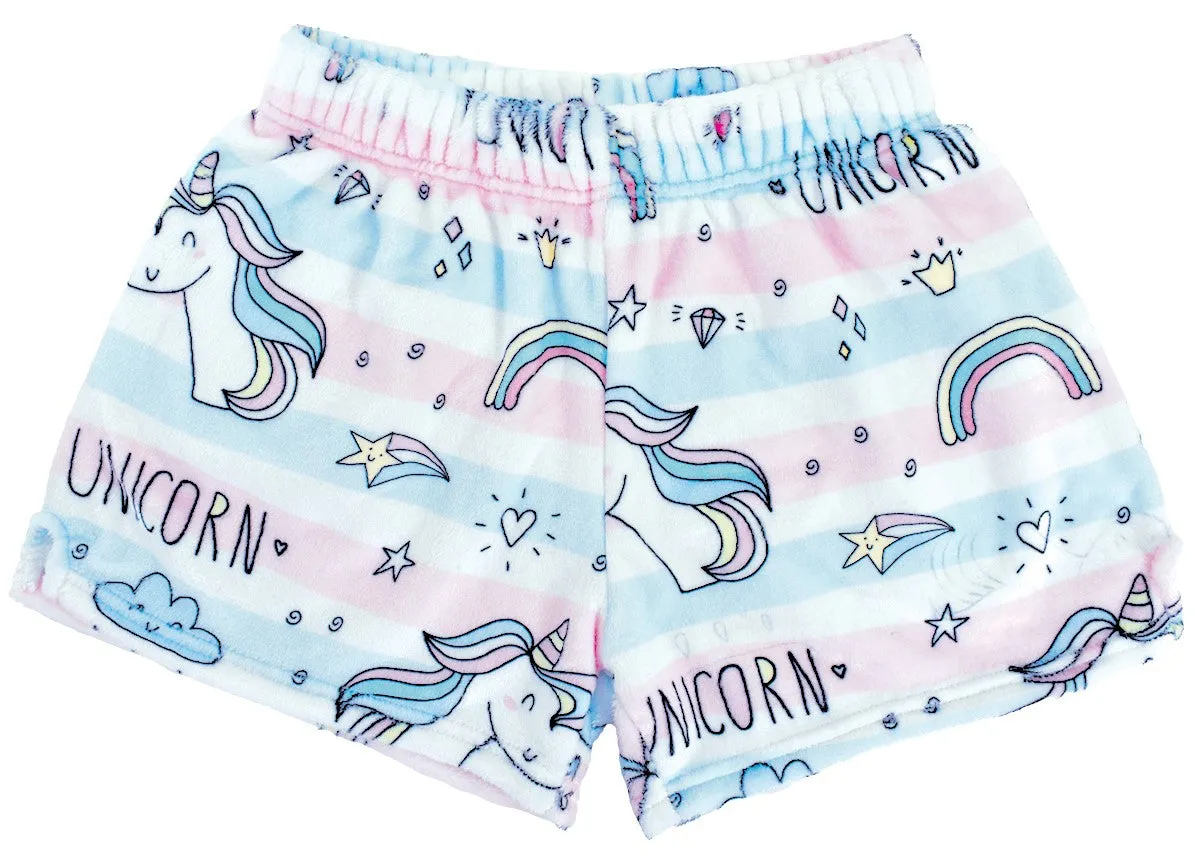 Iscream Unicorn Plush Shorts