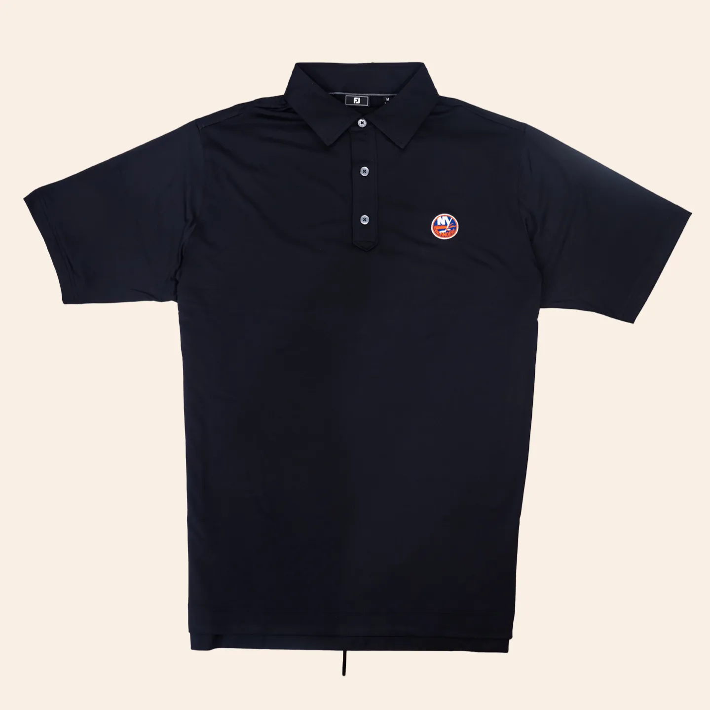 Islanders x FootJoy Lisle Polo in Black