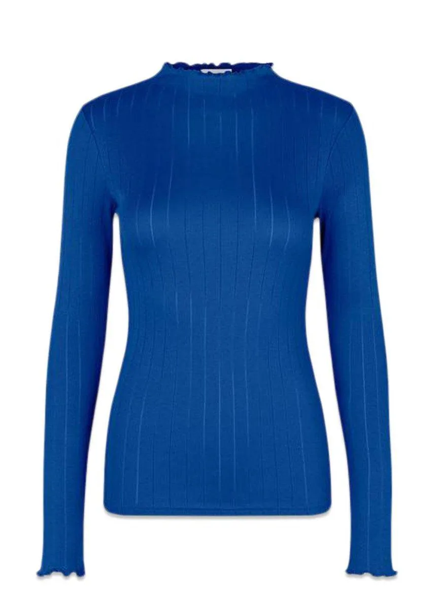 Issy t-neck - Electric Blue