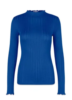 Issy t-neck - Electric Blue