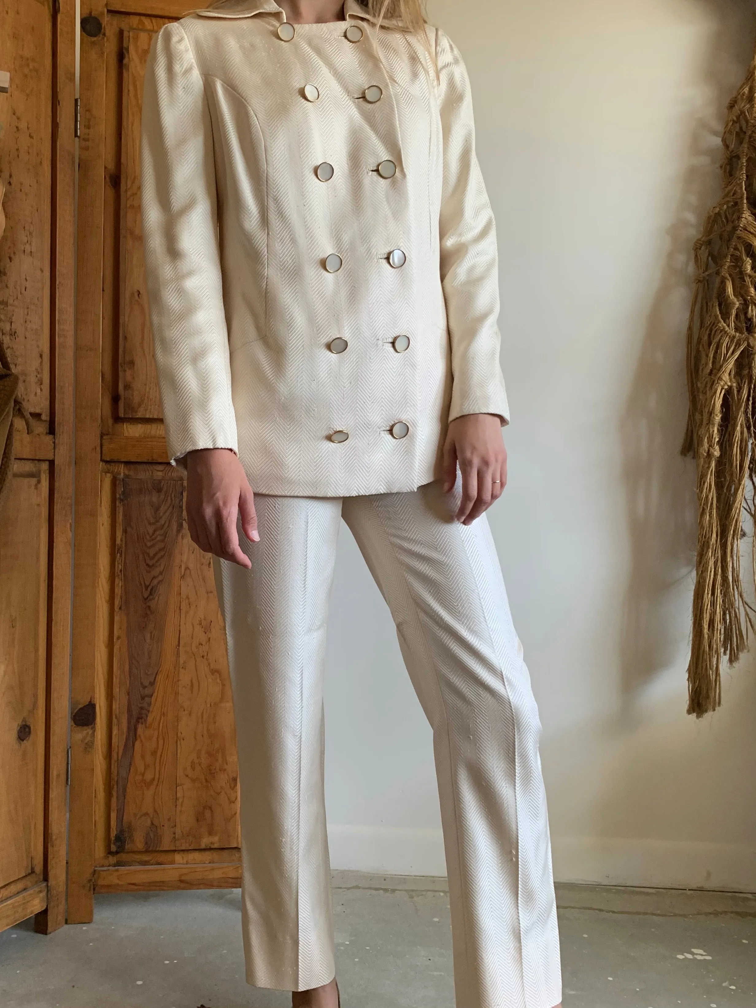 Italian Silk Jacquard Suit