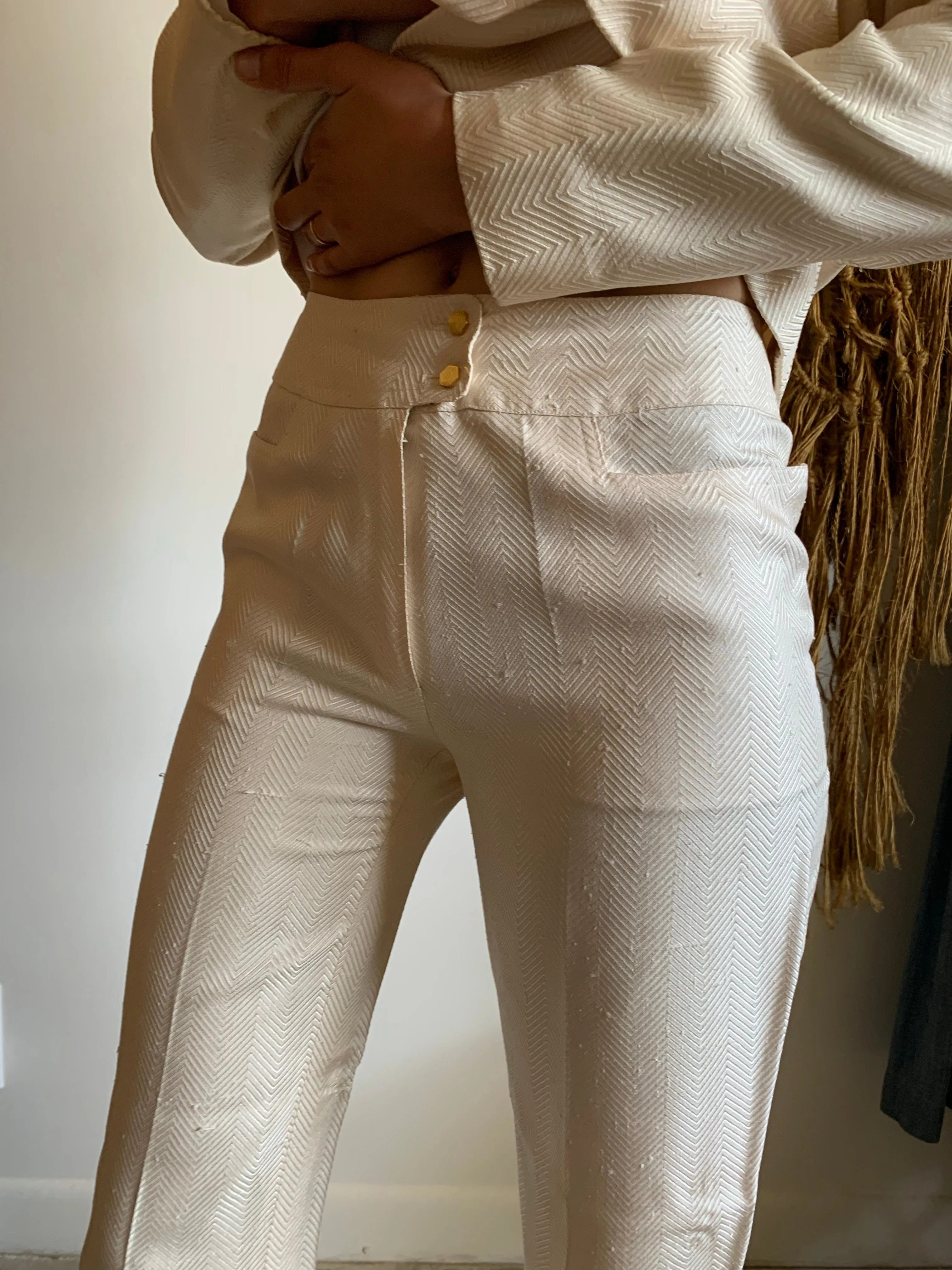 Italian Silk Jacquard Suit