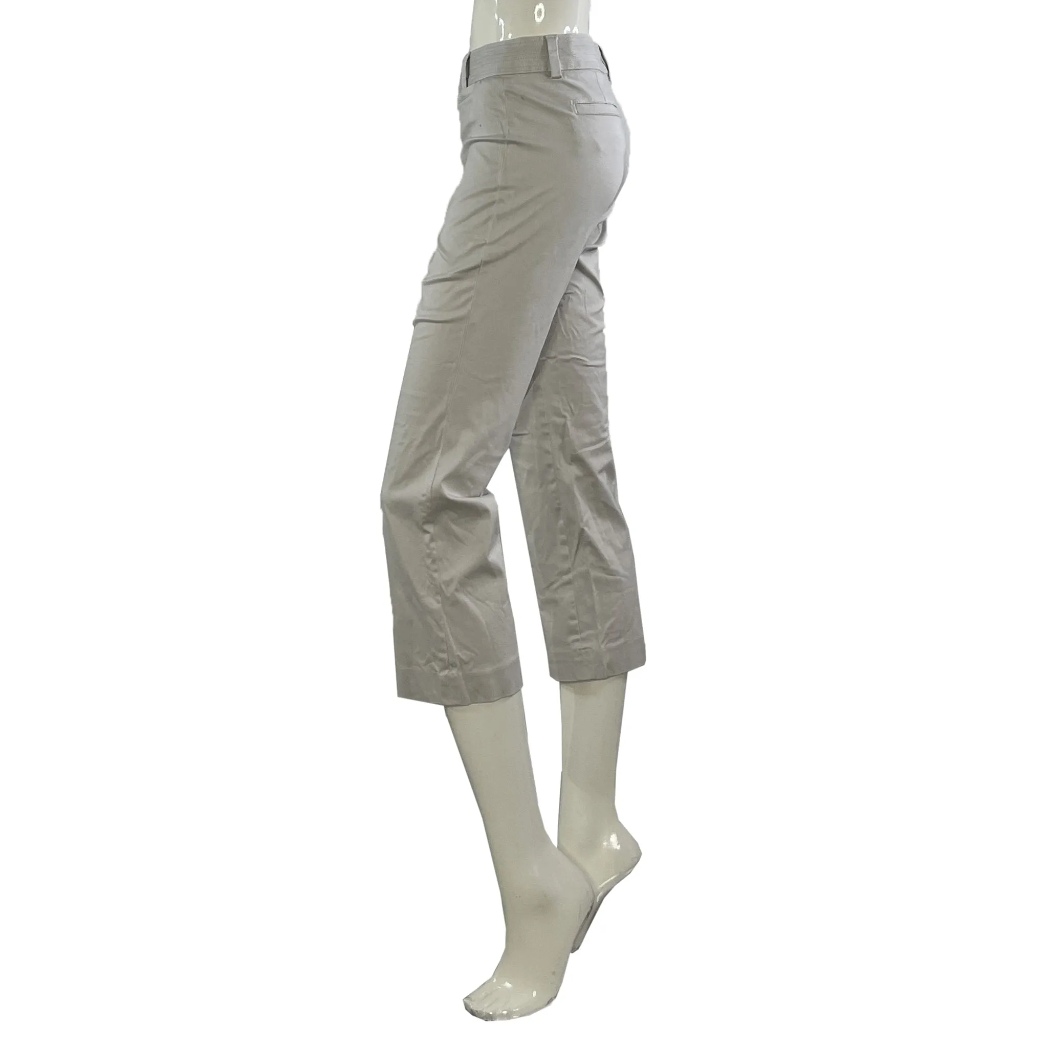 J Crew Capri Pants Light Tan Size 8 SKU 000416