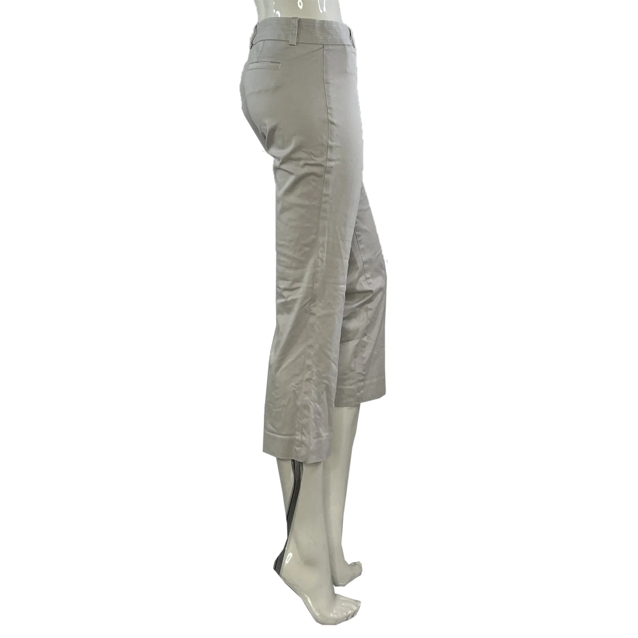J Crew Capri Pants Light Tan Size 8 SKU 000416
