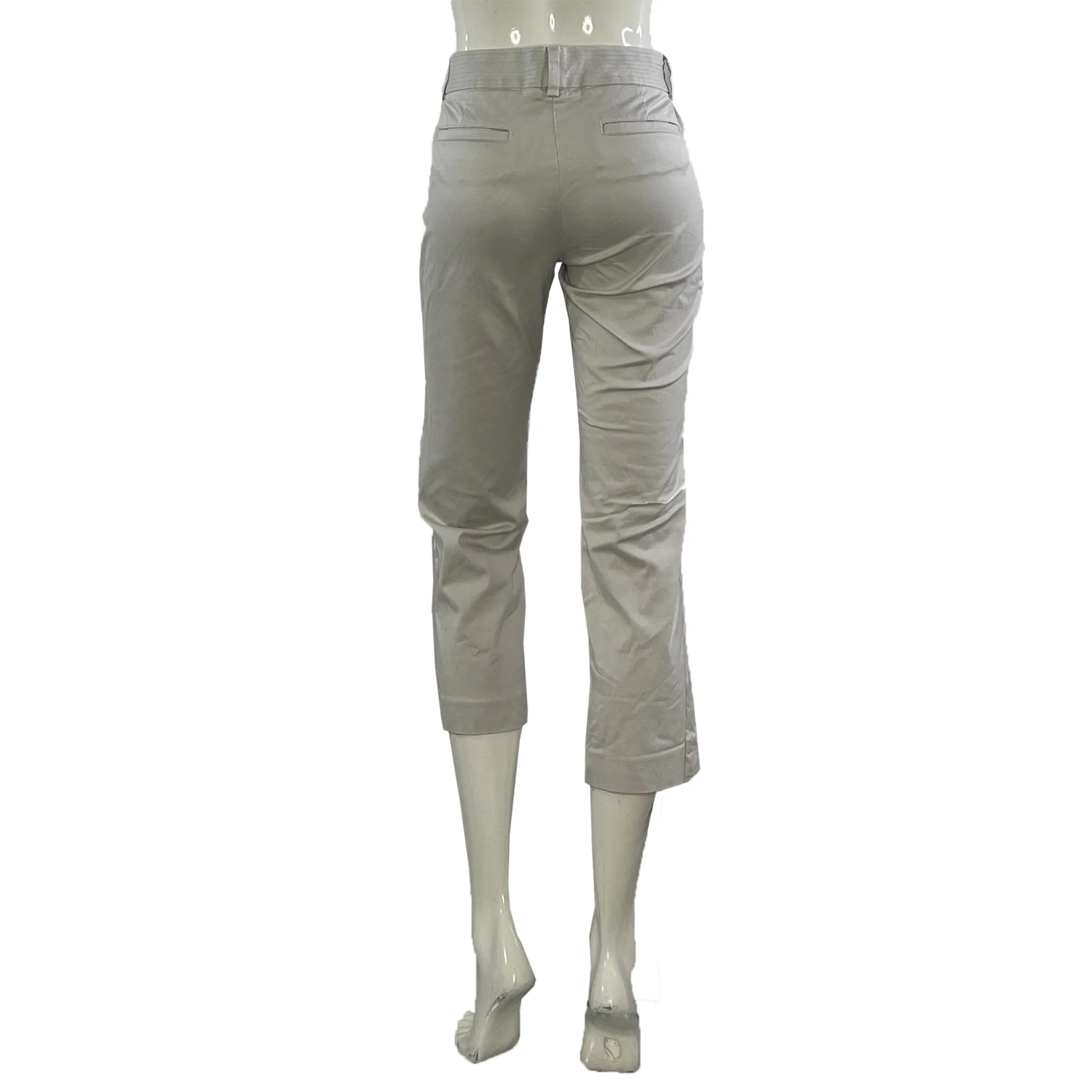 J Crew Capri Pants Light Tan Size 8 SKU 000416