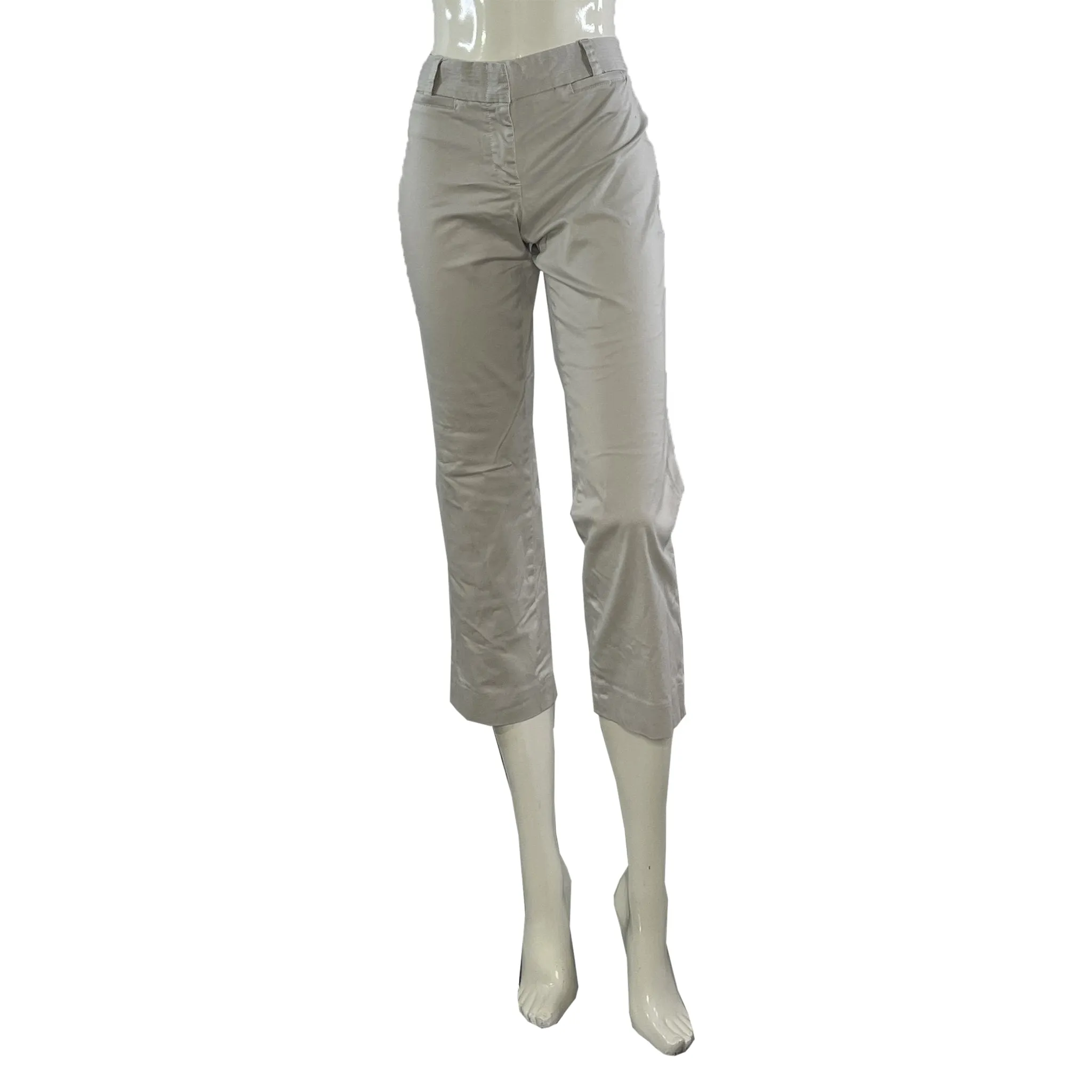 J Crew Capri Pants Light Tan Size 8 SKU 000416