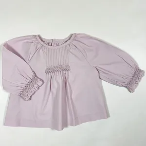 Jacadi soft purple smocked blouse 6M