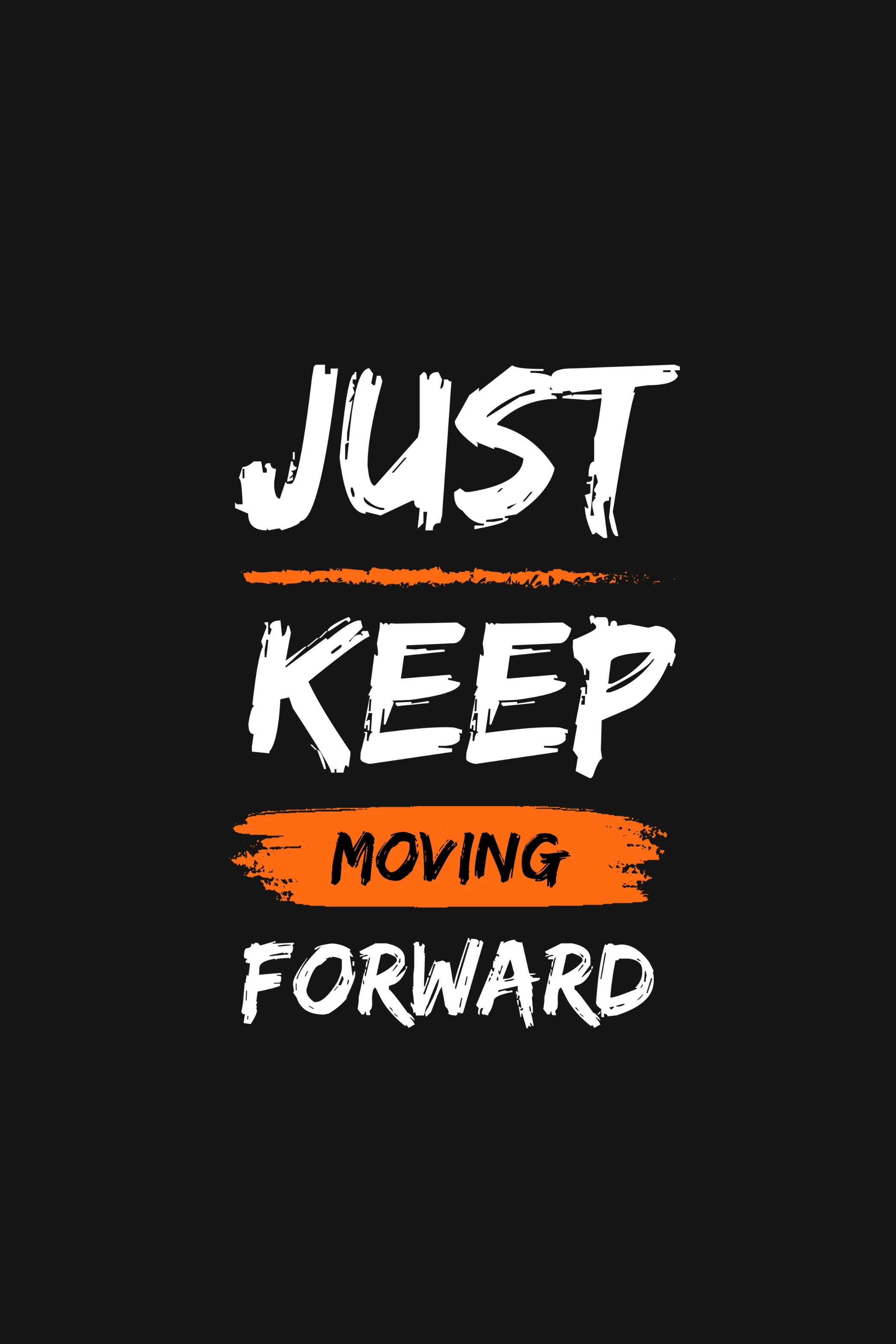Keep Moving Forward Printed T-shirt for women