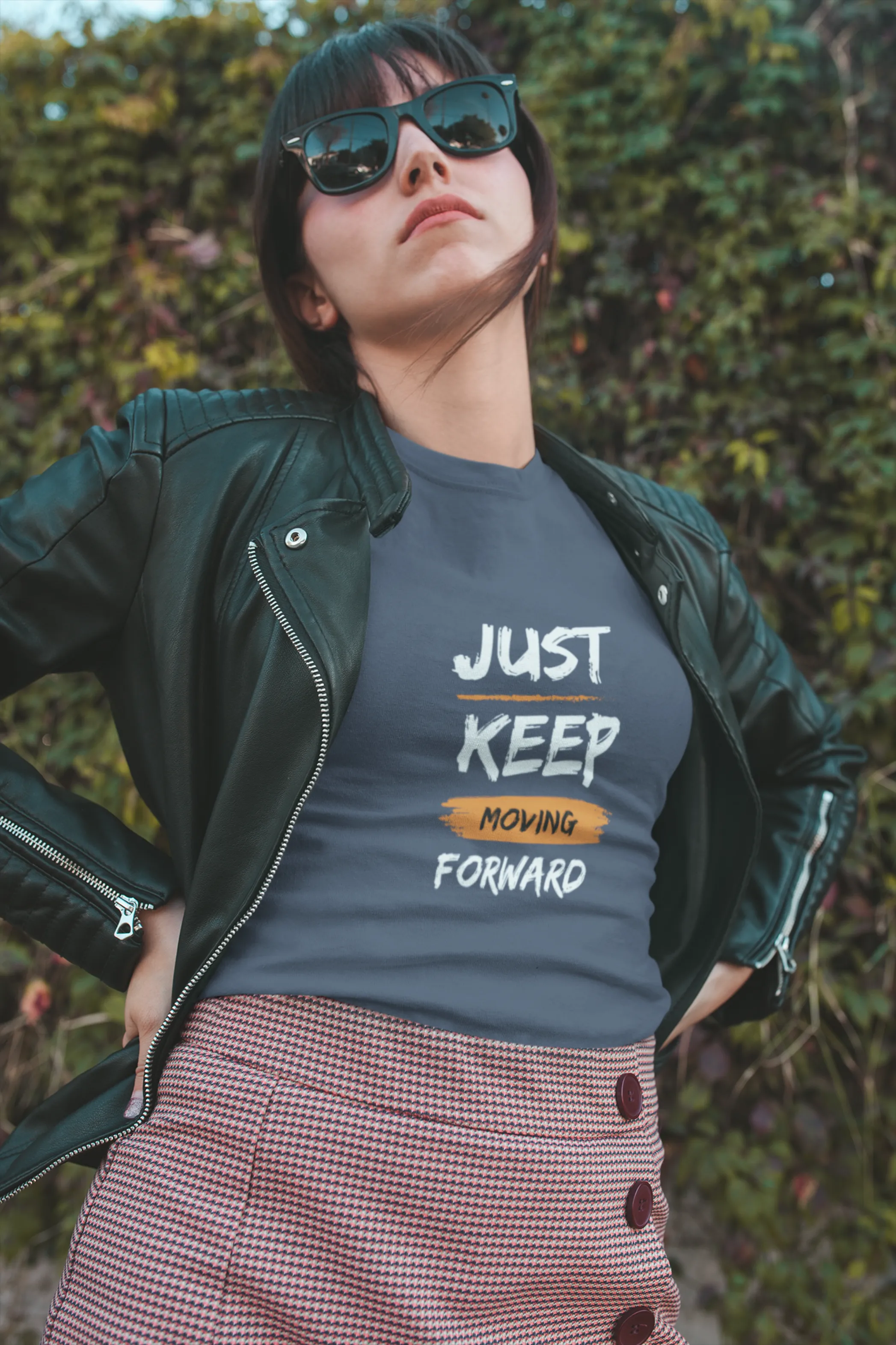 Keep Moving Forward Printed T-shirt for women