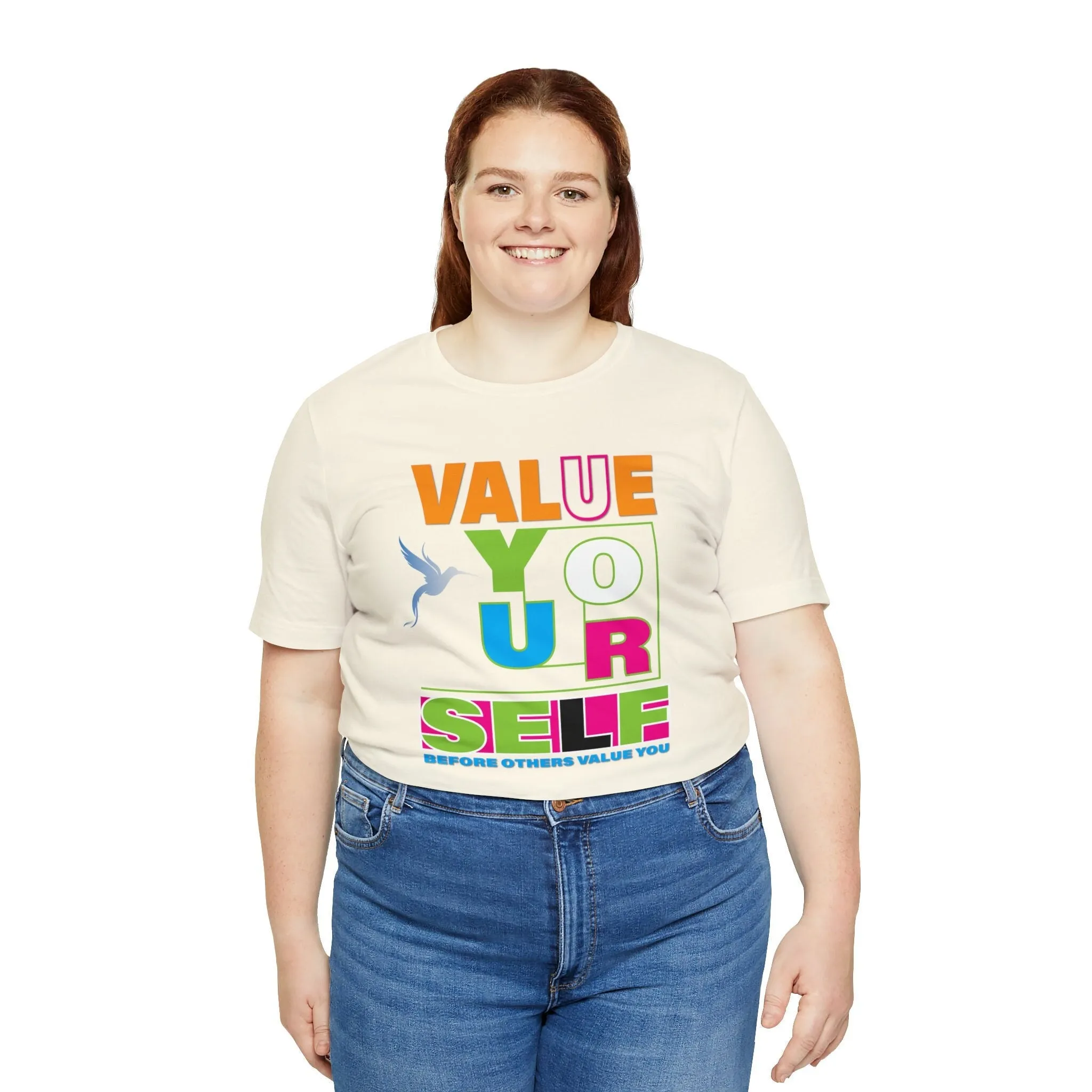 Know Your Value Inspirational Shirt | Motivational Men and Women Apparel | Trendy Positive Vibes Dress T-shirt