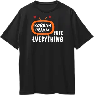 Korean Dramas Cure Everything Oversized Unisex T-Shirts