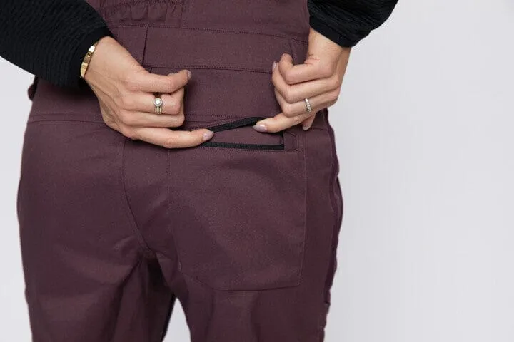 L1 Women's Loretta Bib Overall Snowboard Pants Huckleberry 2024