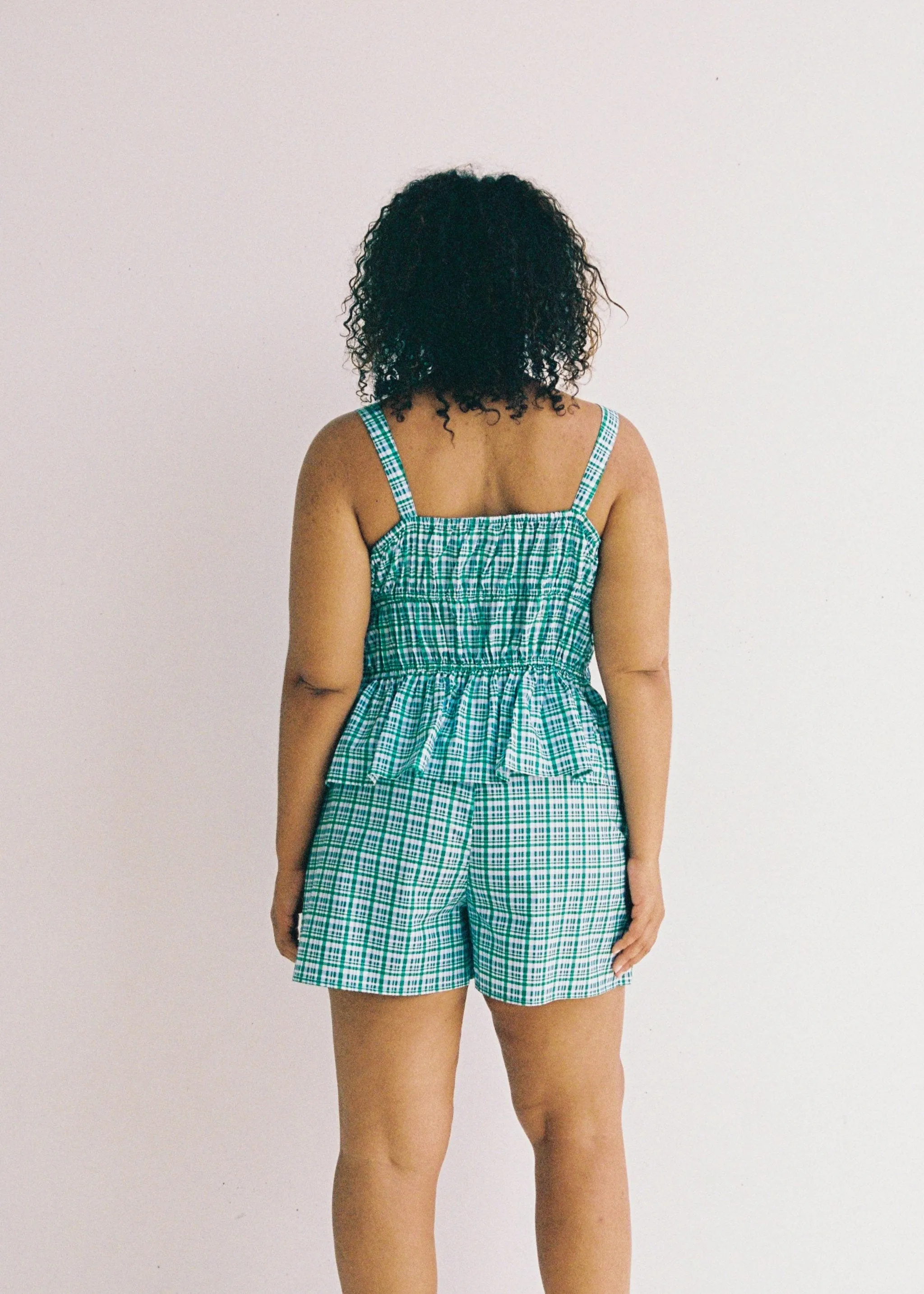 Lacey Shorts - Garden Check