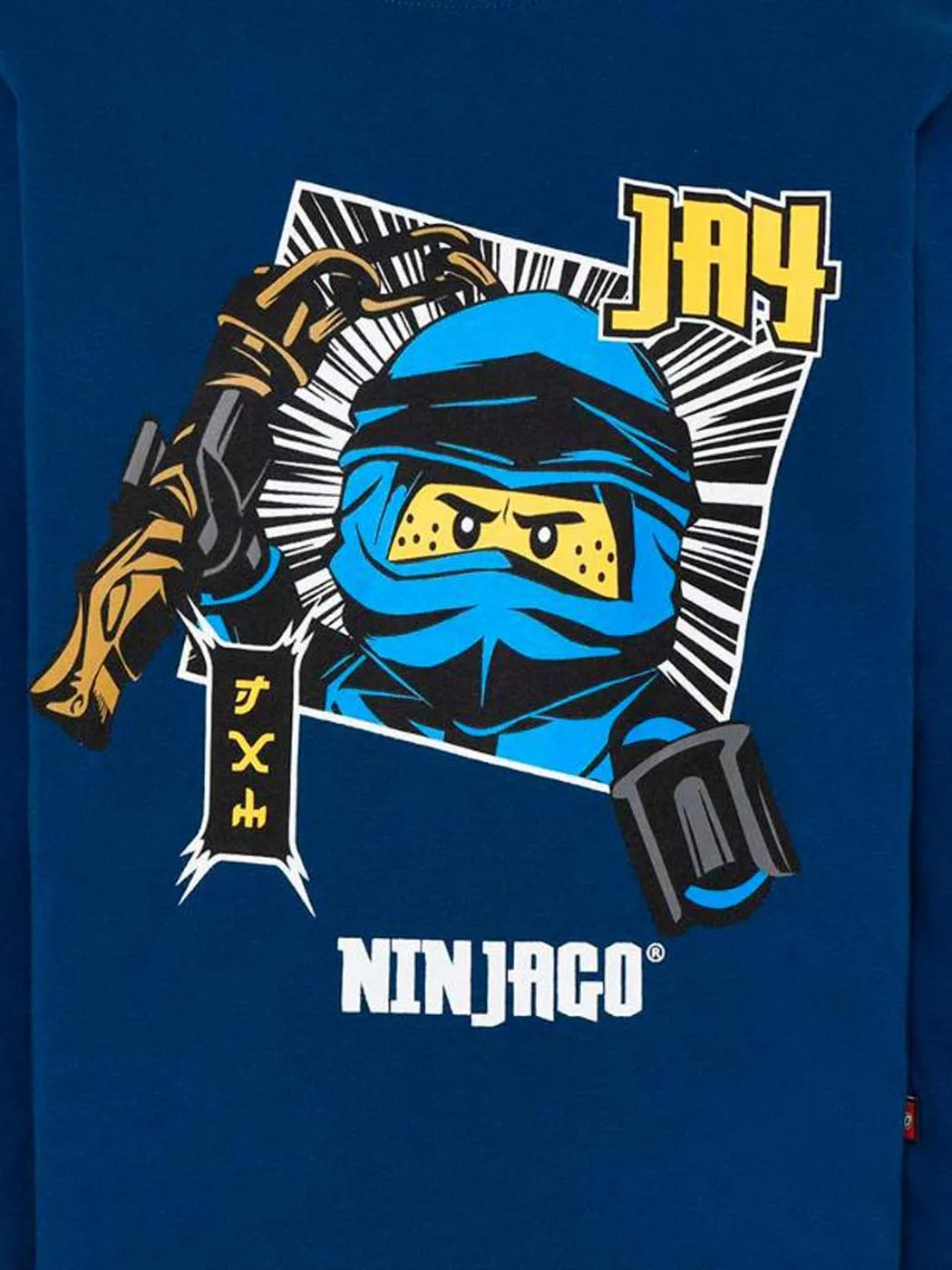 LEGO NINJAGO t-shirt with print-LWTAYLOR 706-577 Blue
