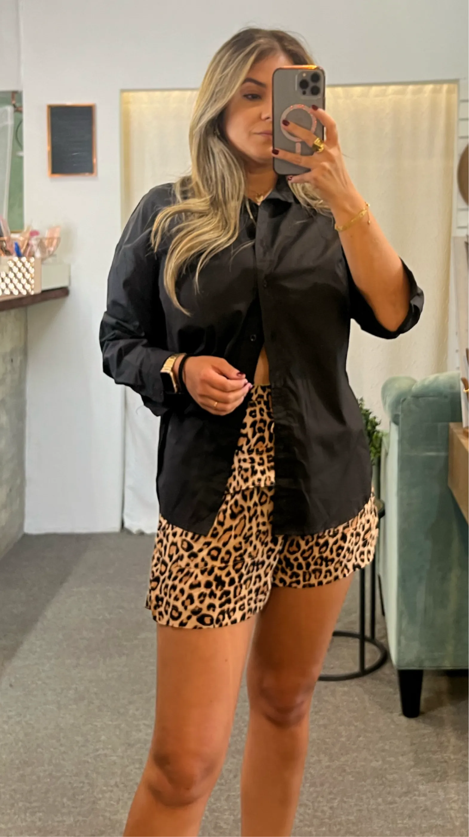 Leopard Shorts