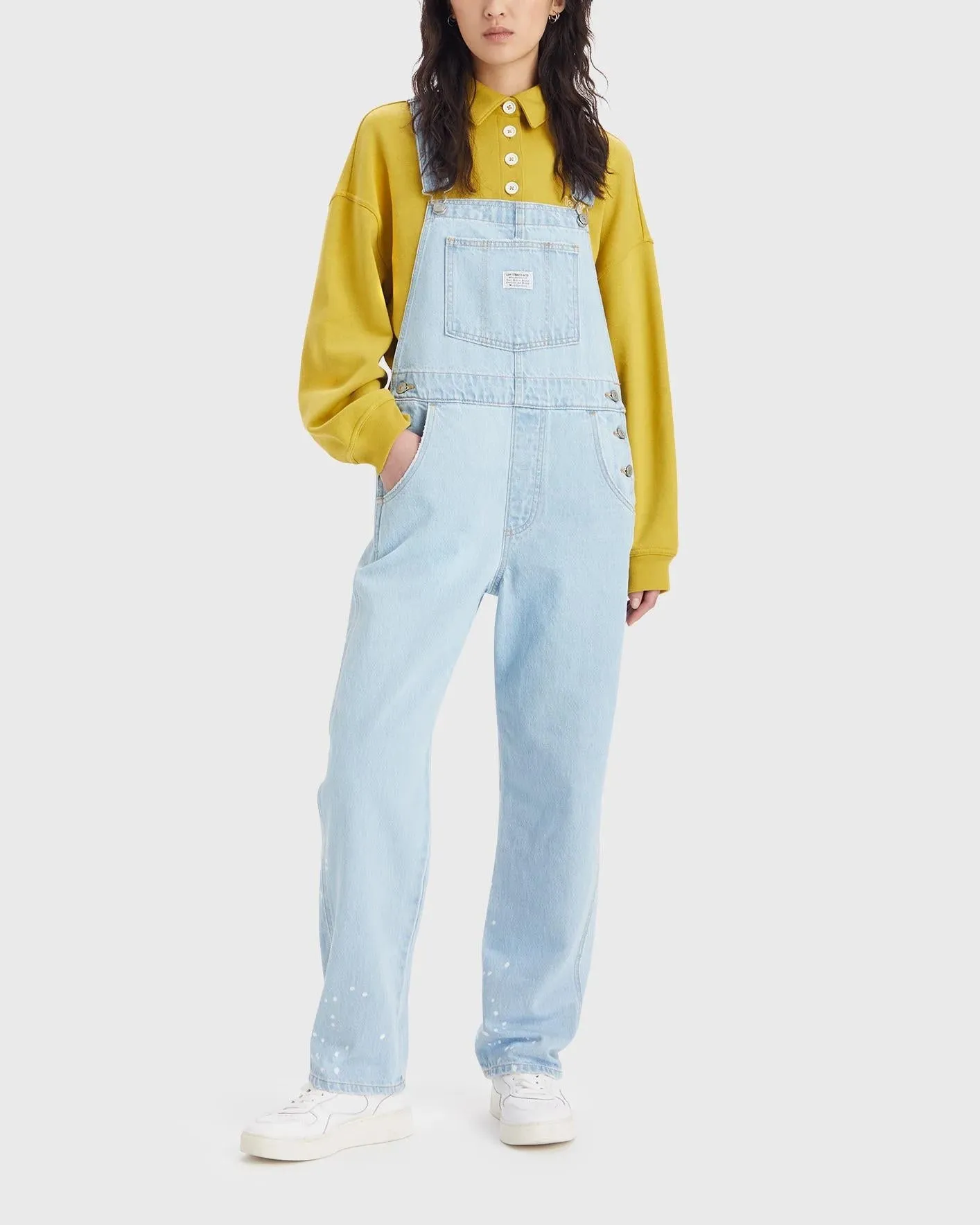 Levi's Ladies Vintage Overall In Light Blue