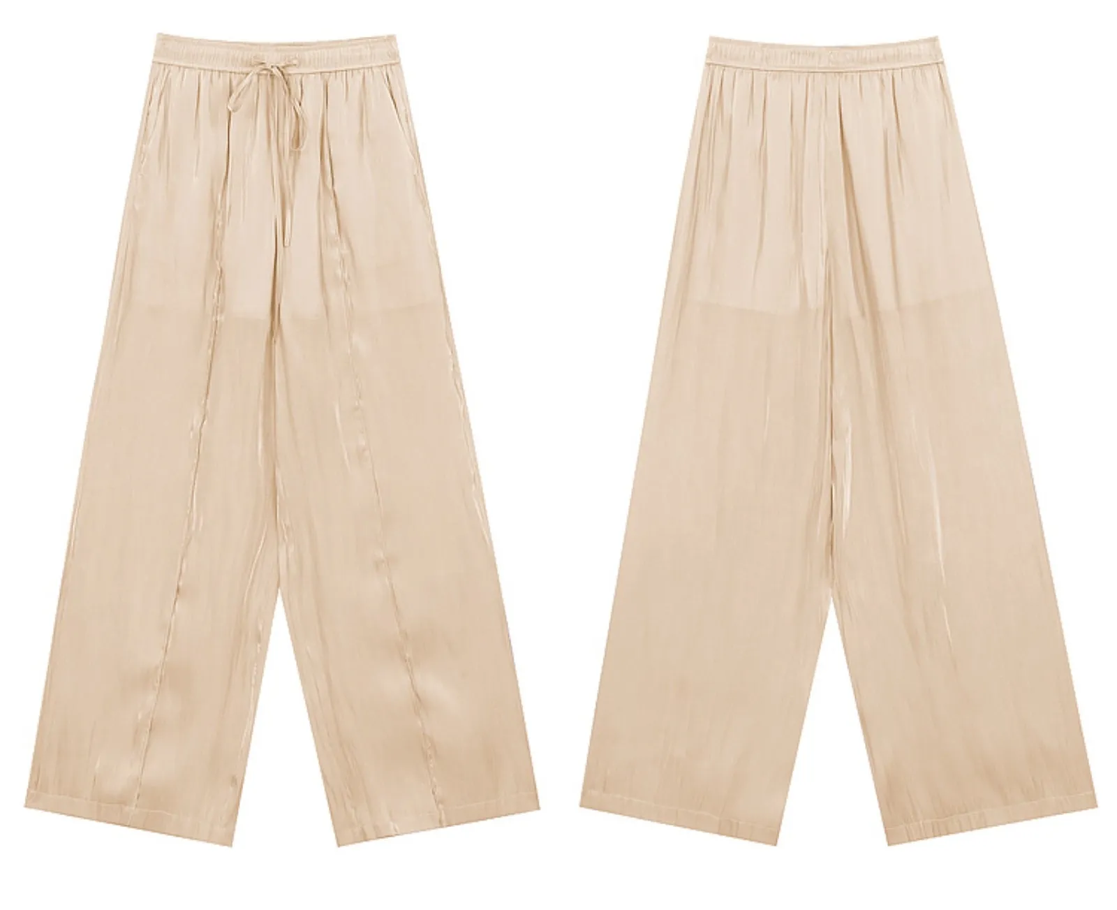 Light and Thin Straight Pants