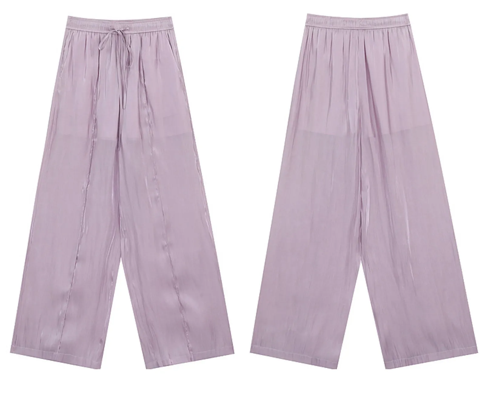 Light and Thin Straight Pants