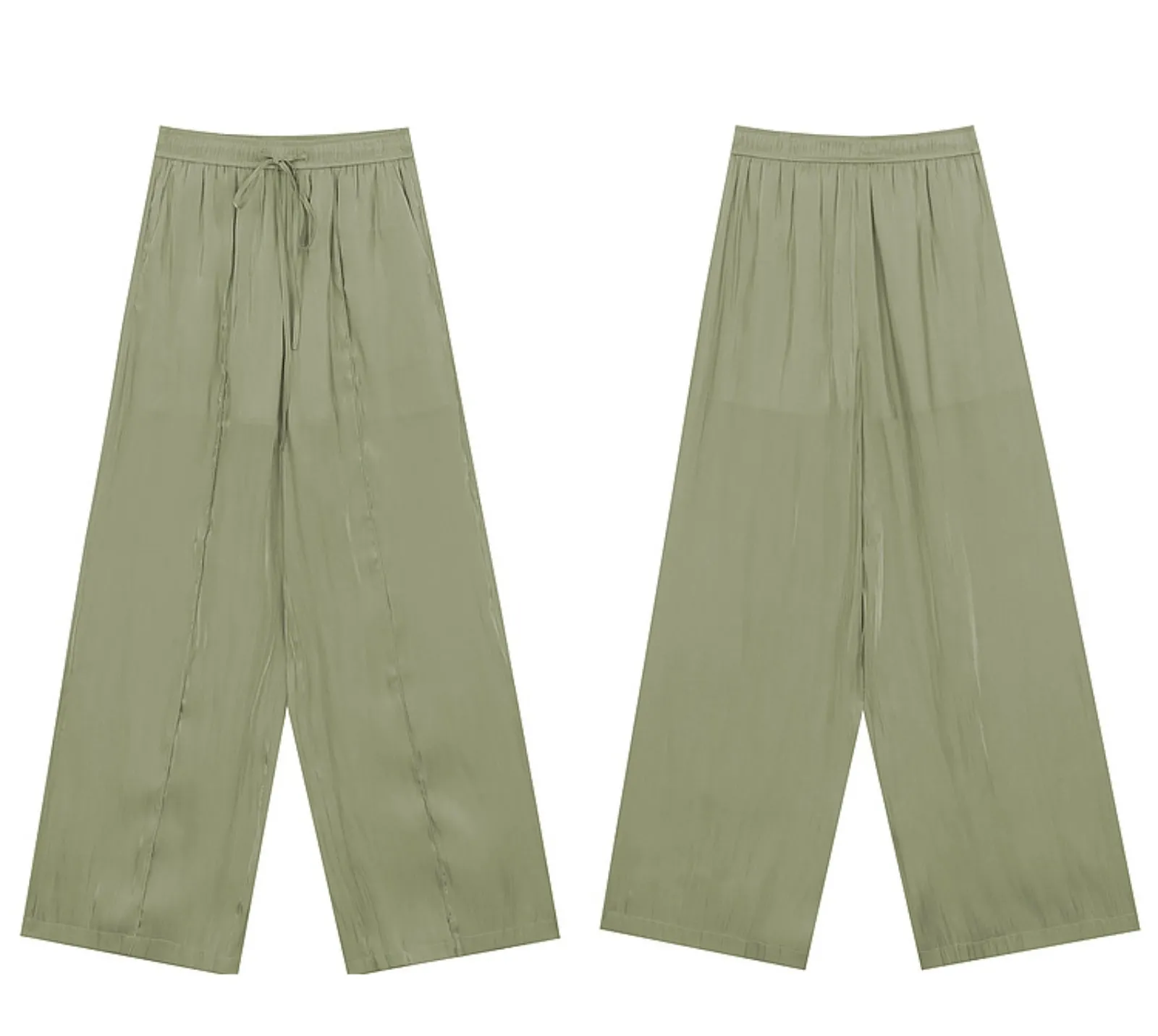 Light and Thin Straight Pants