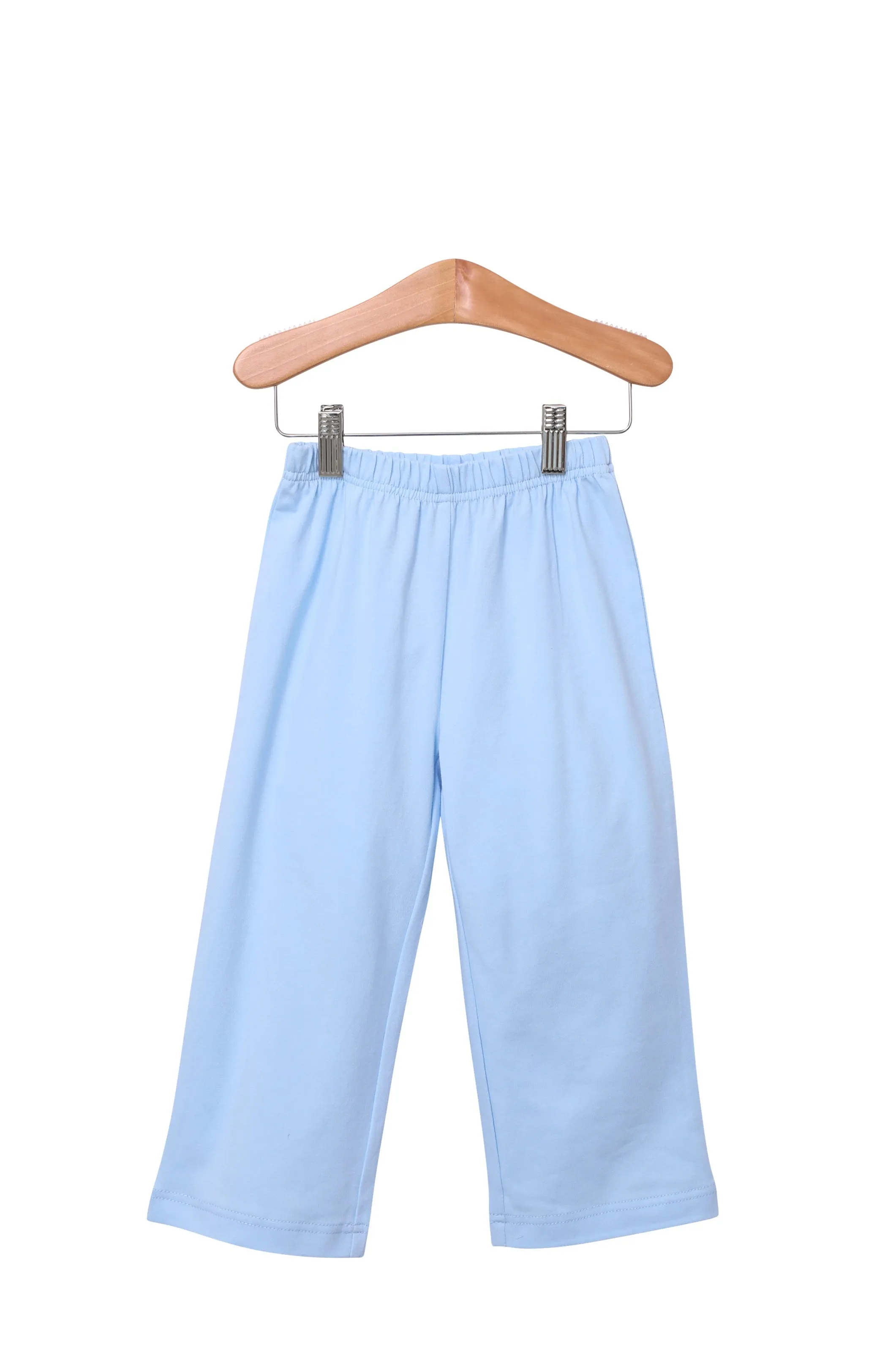LIGHT BLUE KNIT PANTS