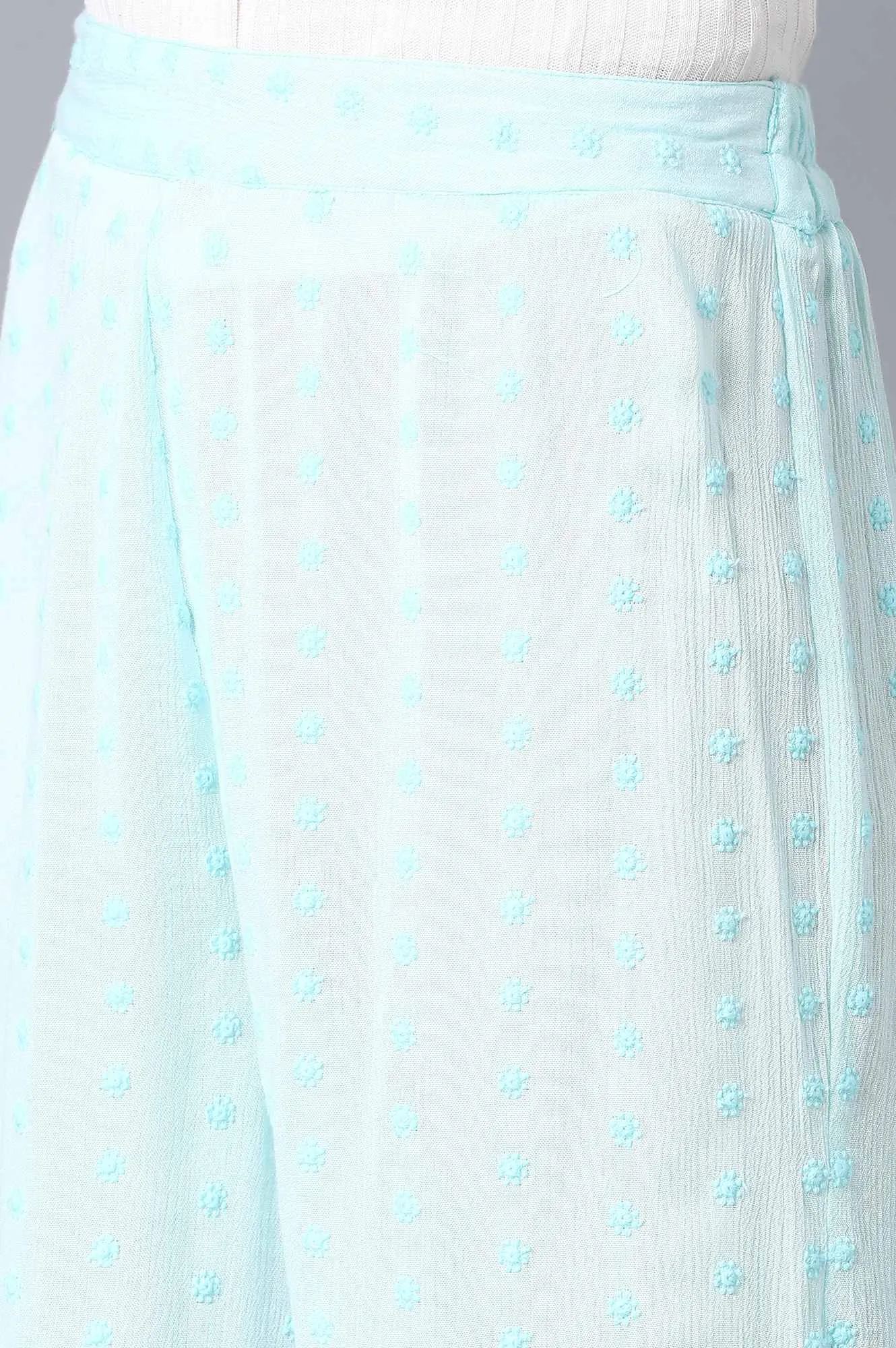 Light Blue Loose Fit Palazzo