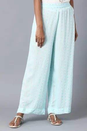Light Blue Loose Fit Palazzo