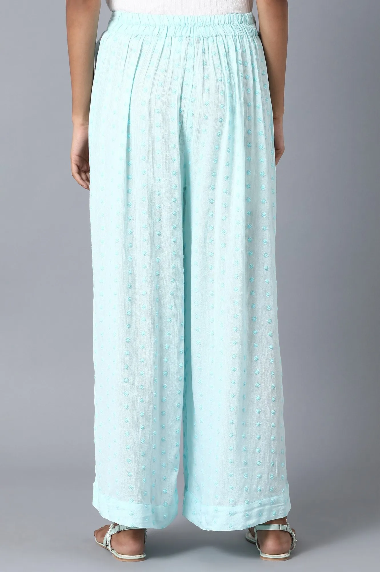 Light Blue Loose Fit Palazzo