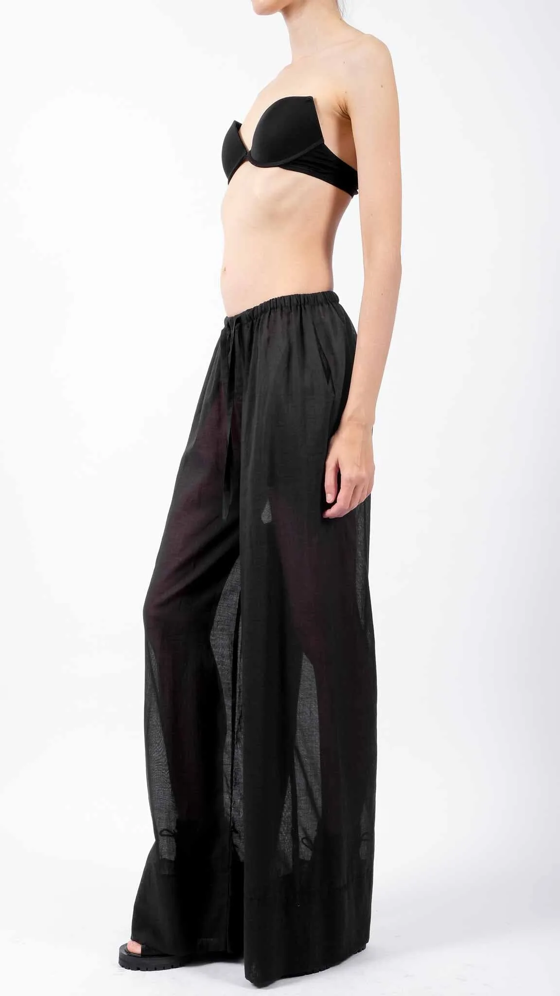 Light Cotton Wide Pants