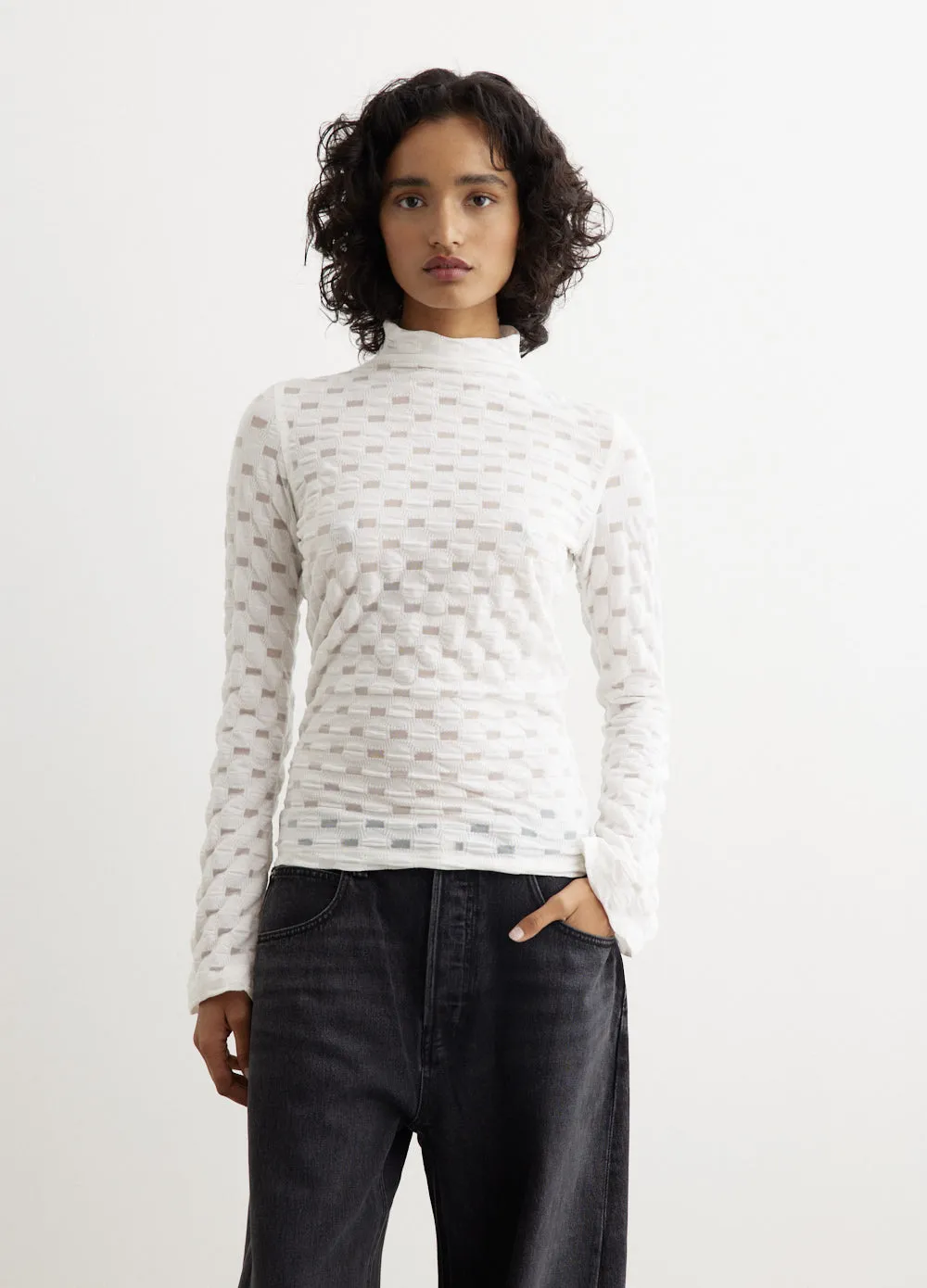 Long Sleeve Lace Top
