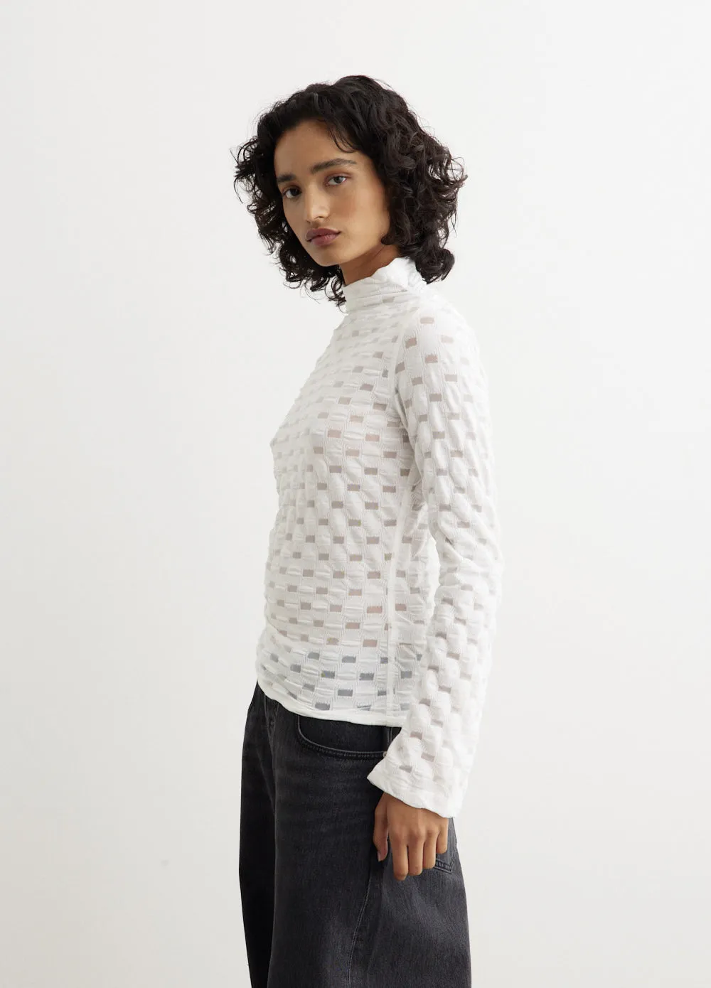 Long Sleeve Lace Top
