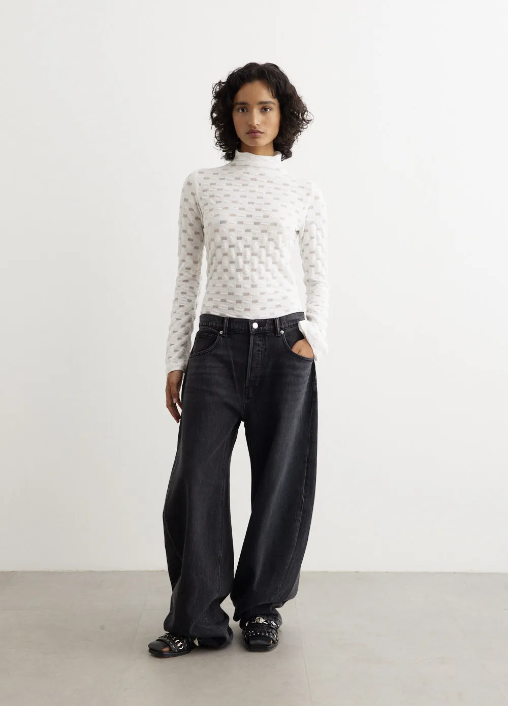 Long Sleeve Lace Top