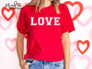 LOVE  Varsity Letter Shirt