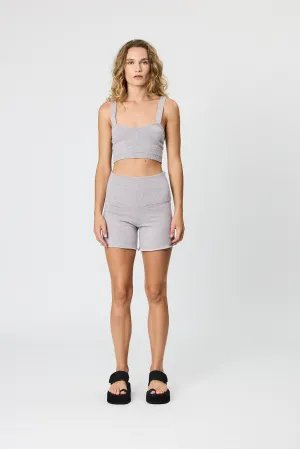 MAIA KNIT SHORTS - LILAC