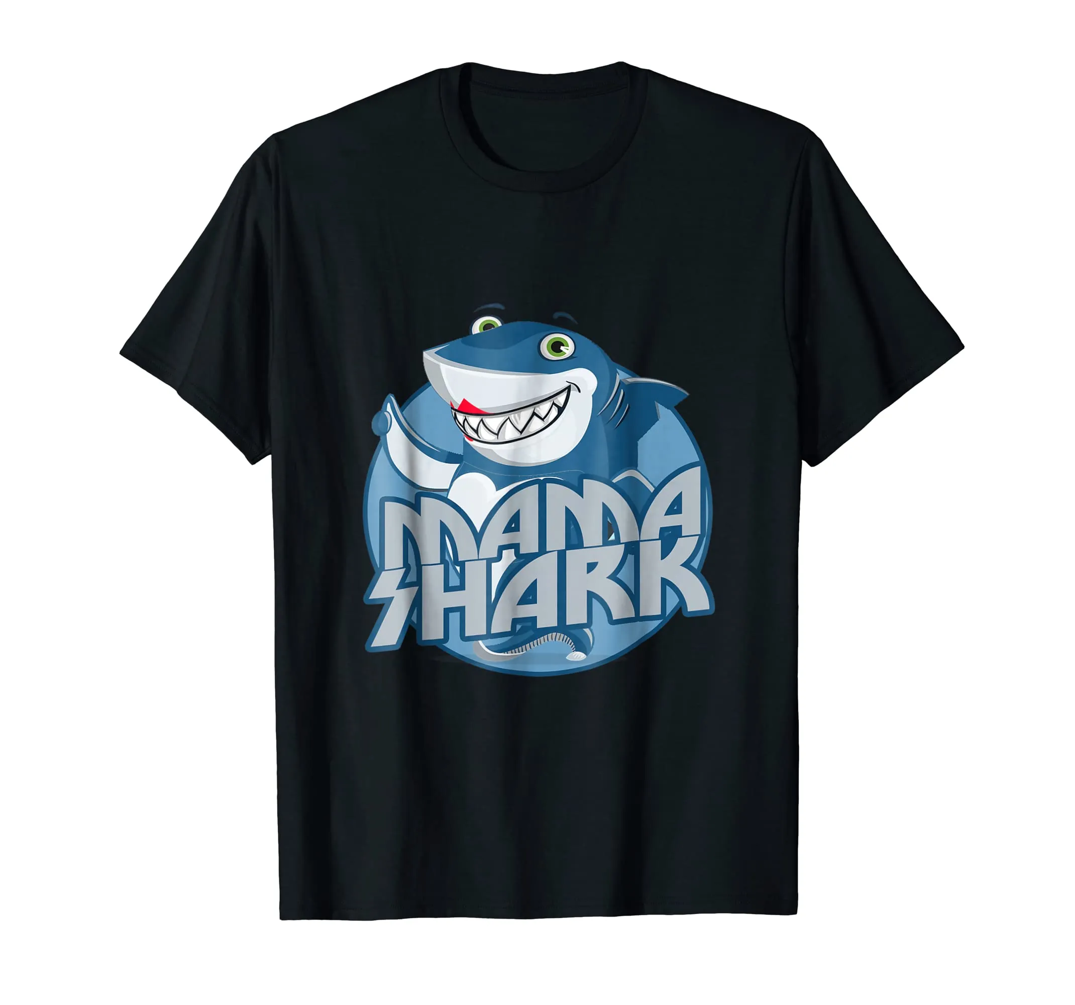Mama Shark T-Shirt Mother Ocean Sea Animal Lover Protective