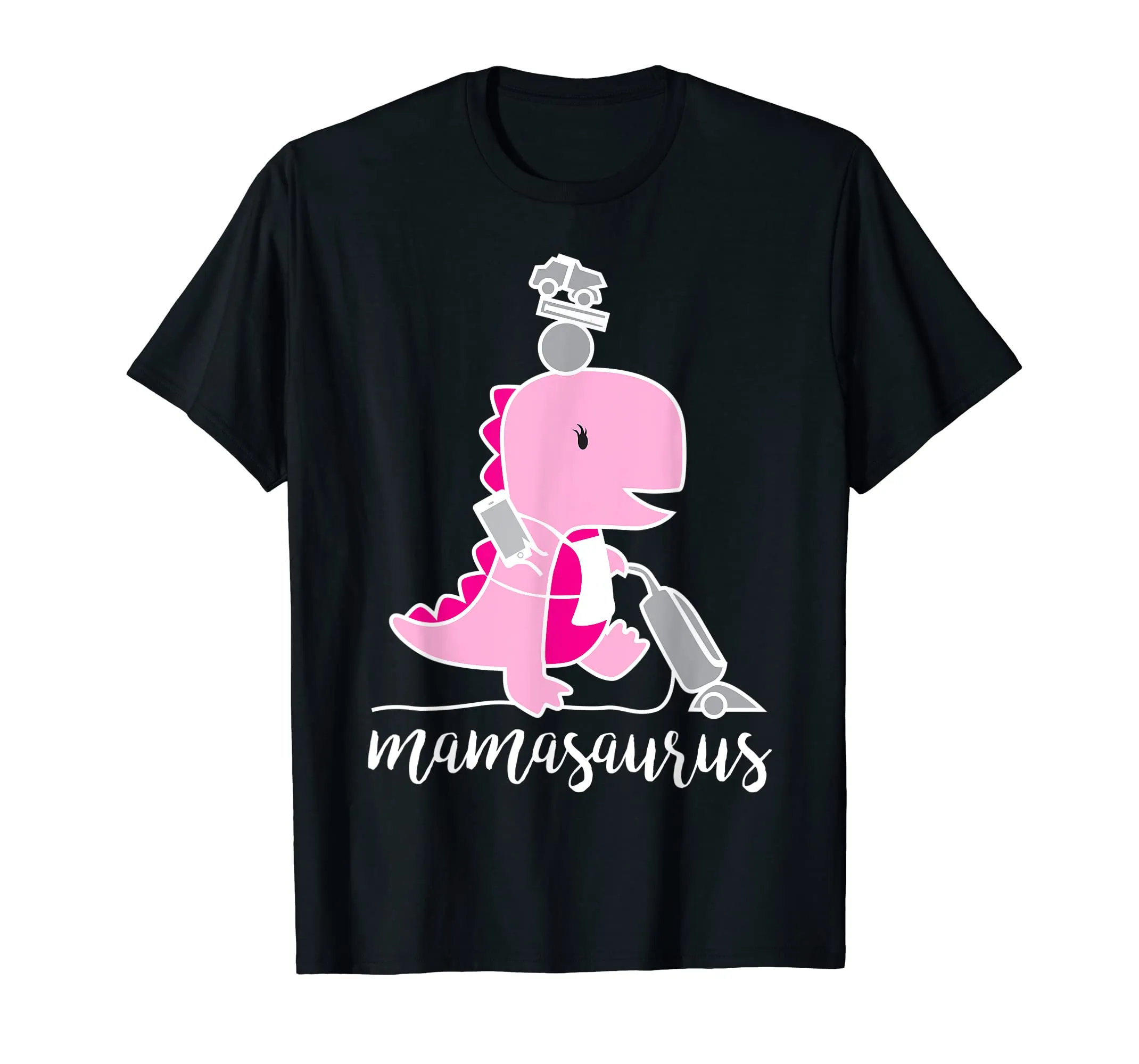 Mamasaurus T Shirt Multi-tasking Maven, Mother Mama Mom Gift