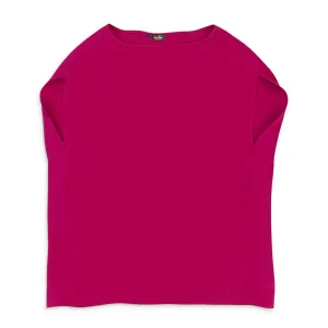 MATT SILK MAGENTA BLOUSE