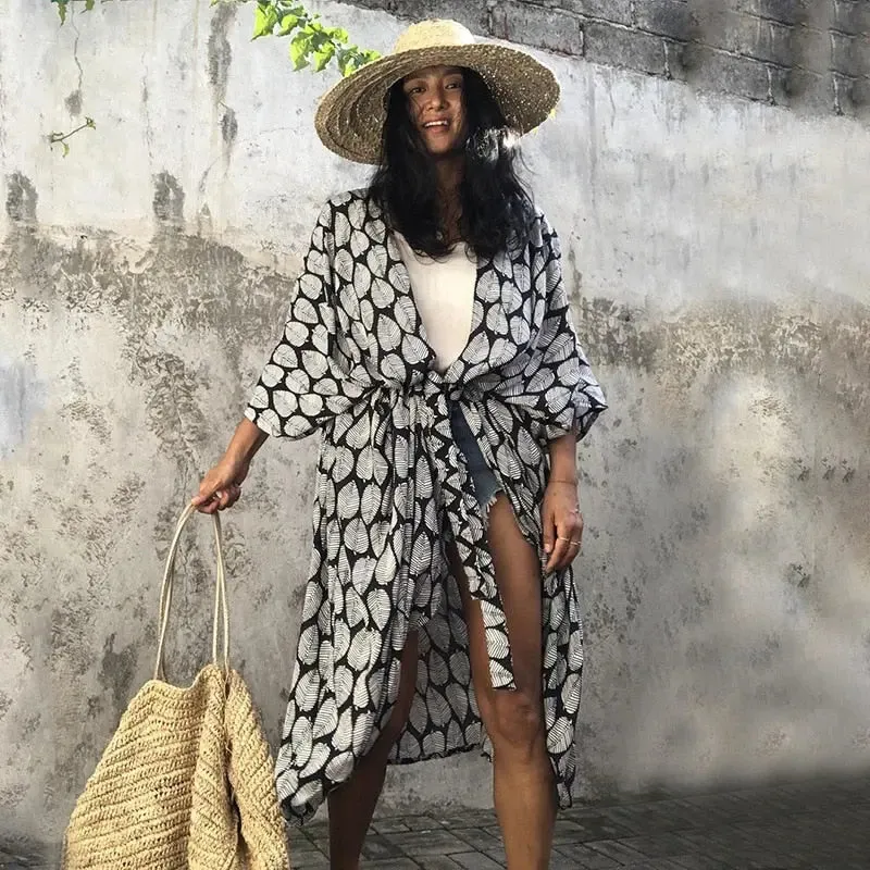 Maui Beach Kimono Cover Up