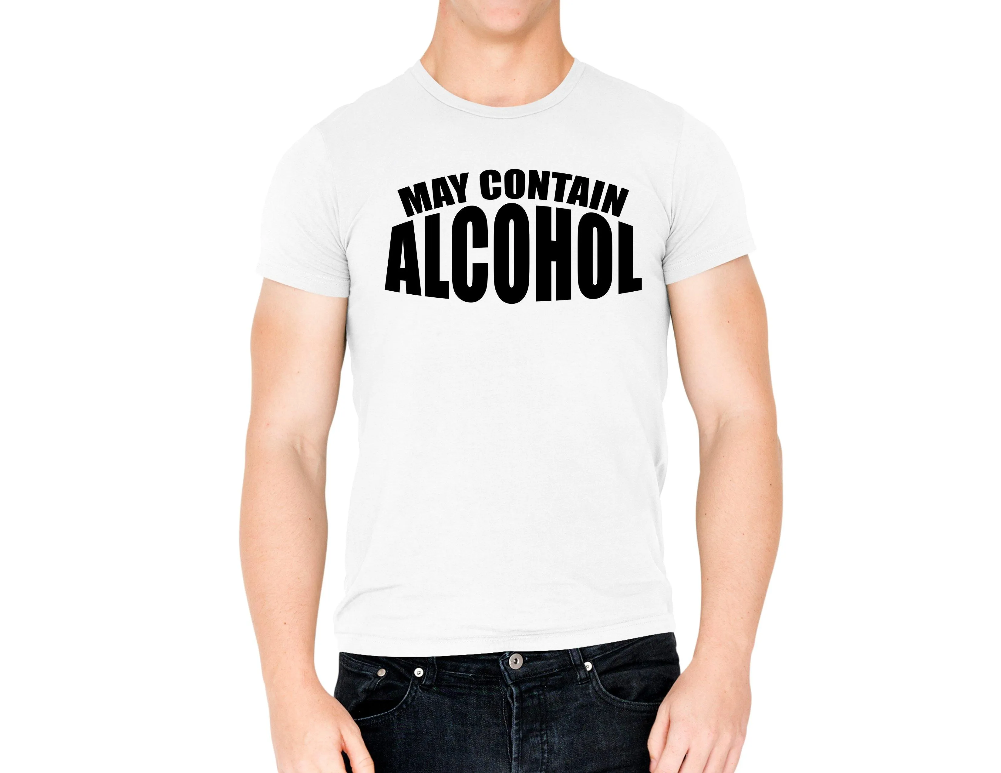 may contain alcohol | men's graphic top