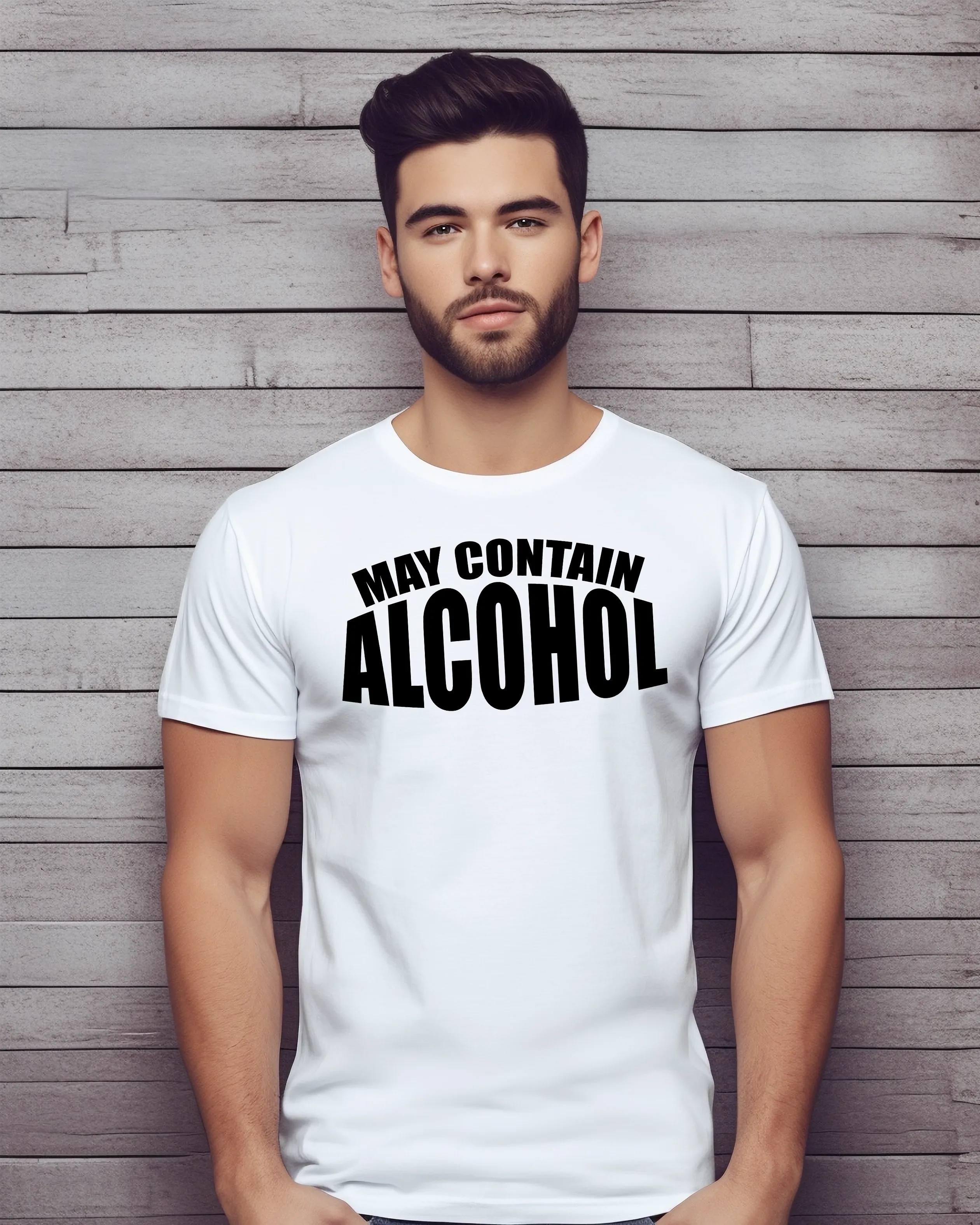 may contain alcohol | men's graphic top