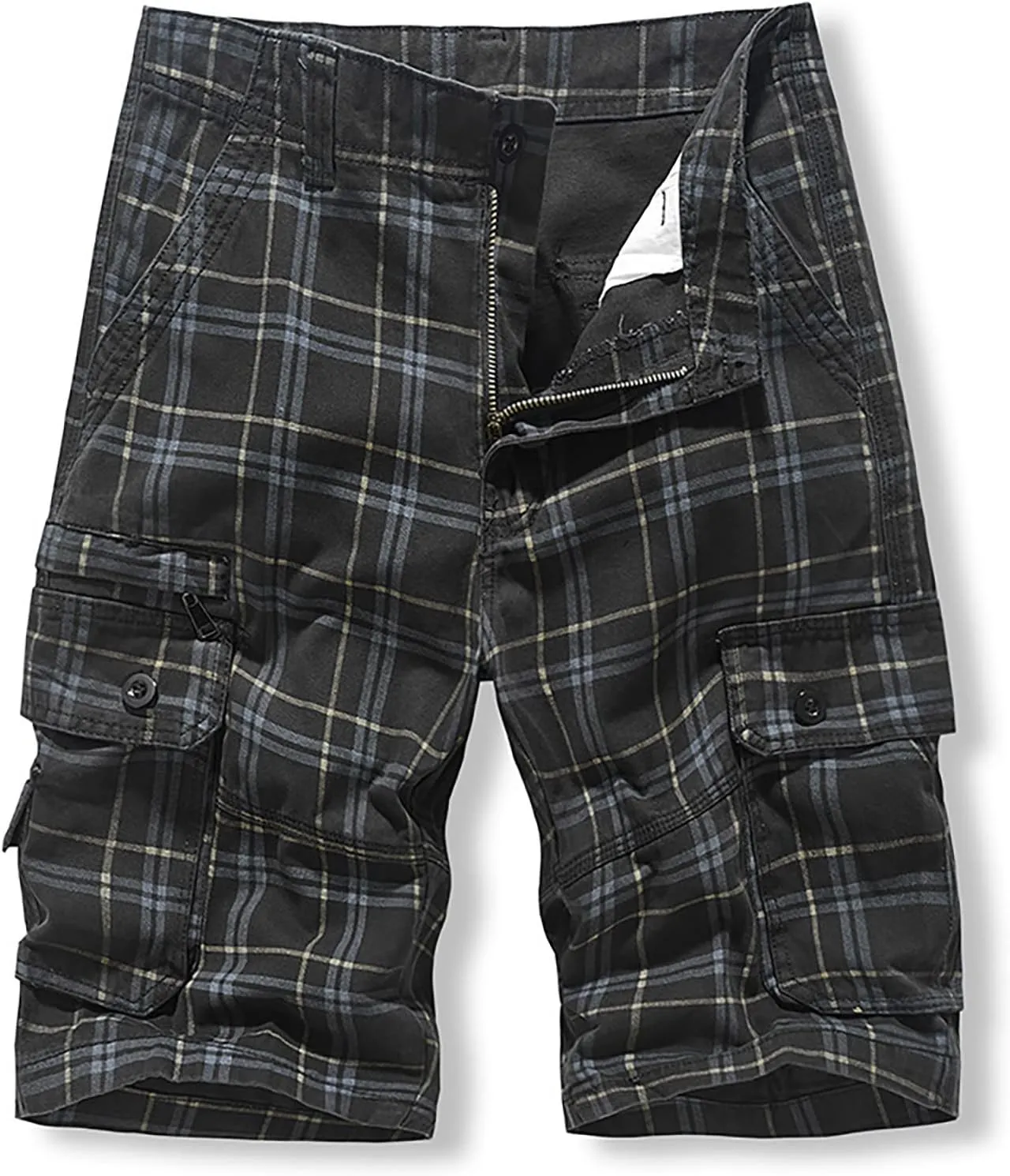 Men Shorts with Multi-Pocket Overalls and Men's Pants Summer Leisure Fashion Men's Pants Mens Cargo Chaps Shorts for